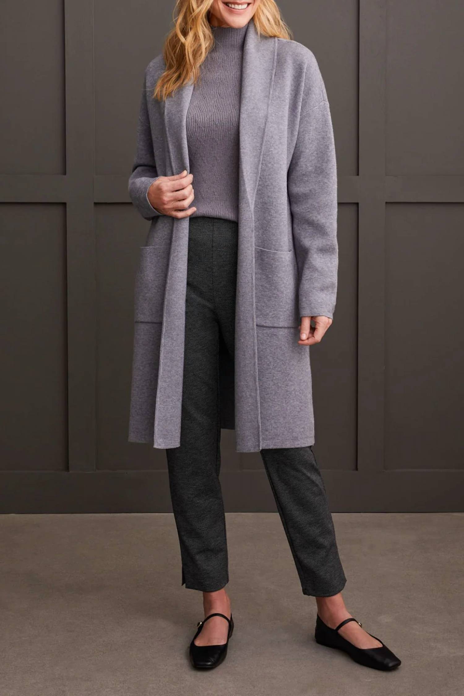 Tribal - Patch Pockets Coatigan