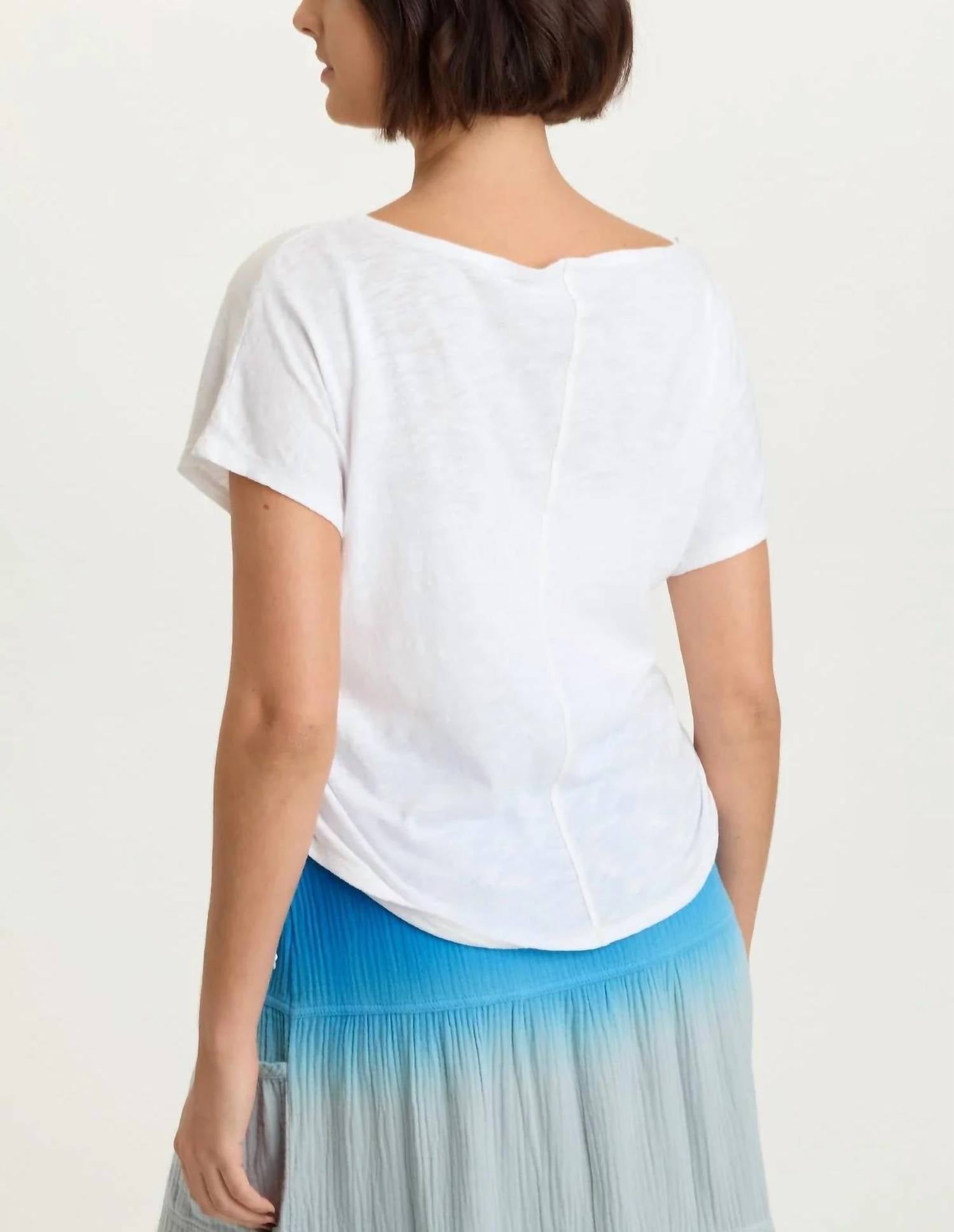 Xcvi - Cohn Jersey Boatneck Tee