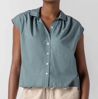 Lilla P - Short Sleeve Button Down Shirt