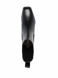 Salvatore Ferragamo Women's Wedge Sole Chelsea Boots in black 1 - women's shoe - view 4