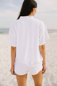 Ray The Brand - Short Sleeve Towel Terry Sweatshirt