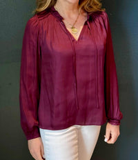 Current Air - Smocked Yoke Blouse
