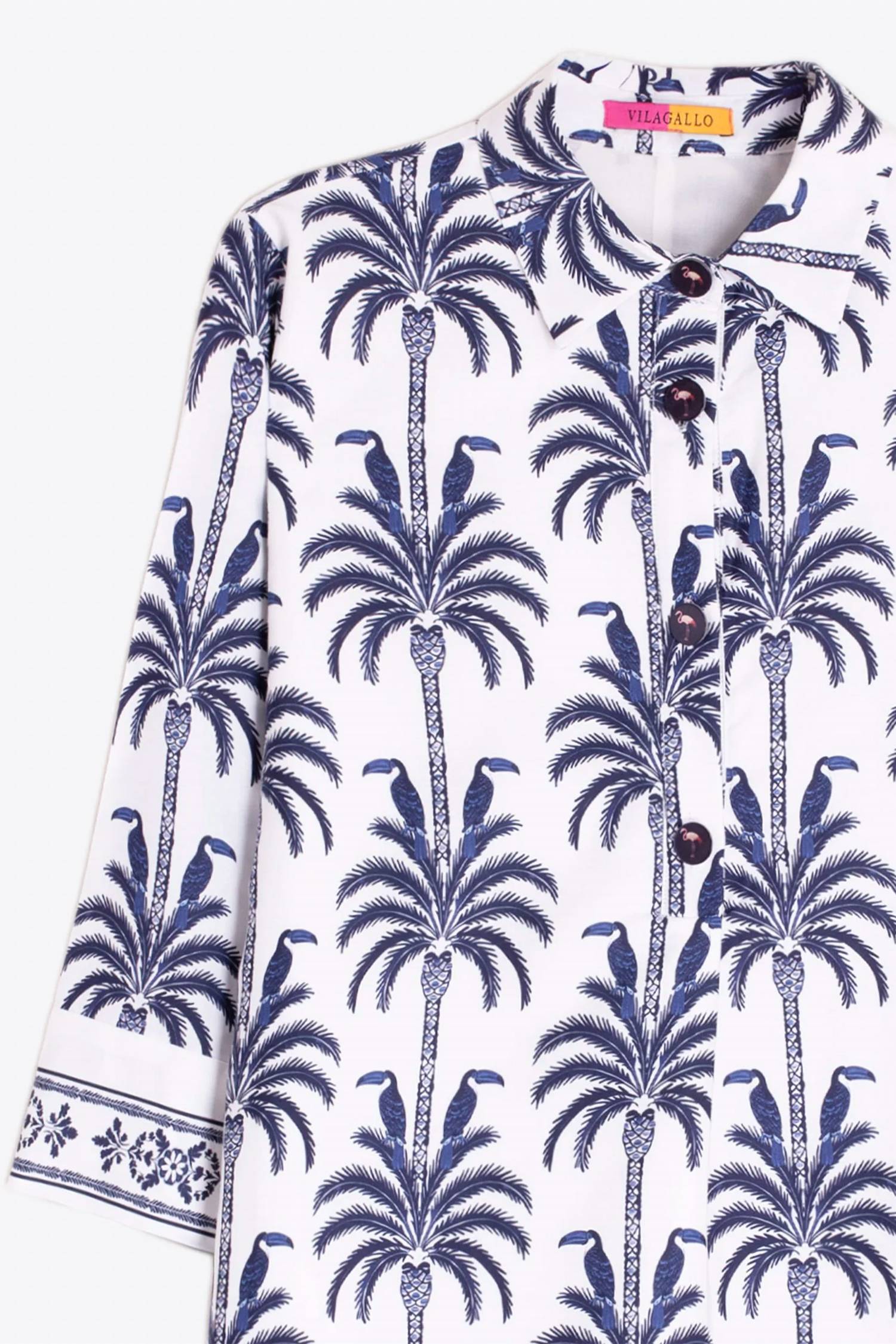 Vilagallo - Palm Tree Print Dress