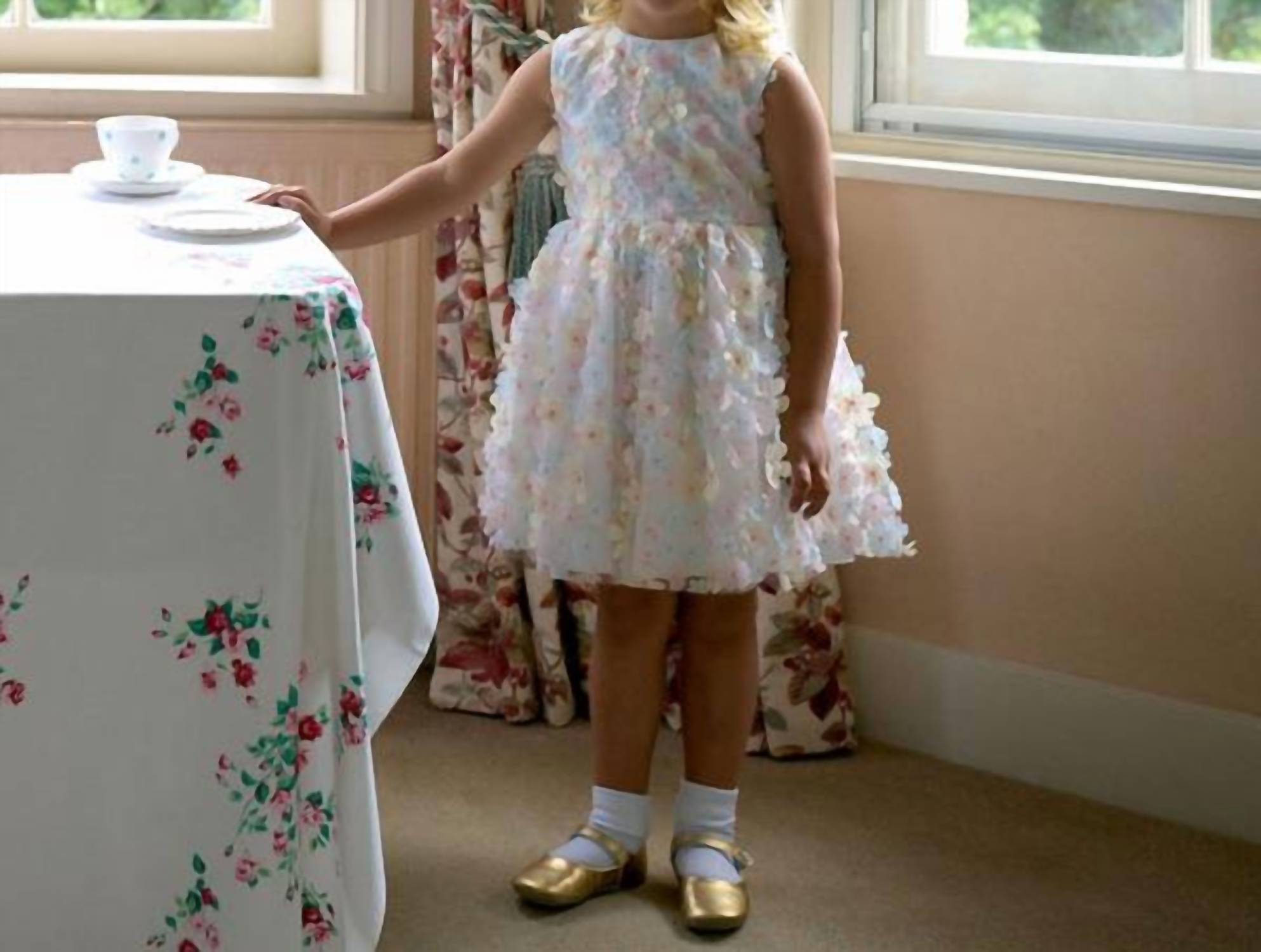 Rachel Riley - Girl's Flutter Flower Party Dress