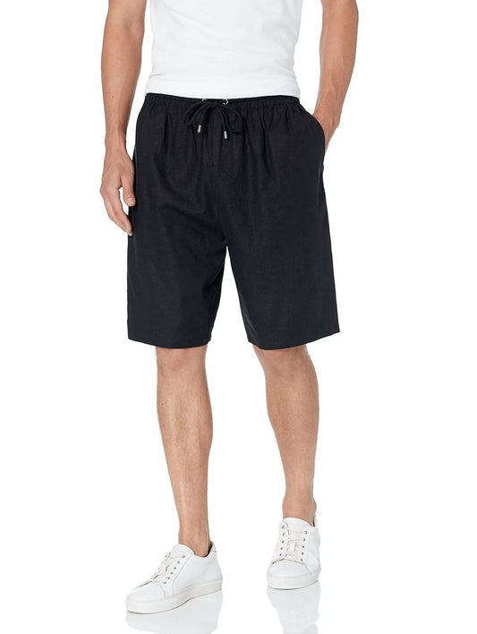 Paige - MEN'S MICAH DRAWSTRING STRETCH LINEN SHORT