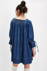 Free People - Sonora Denim Mini Dress