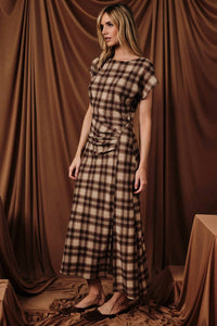 Sunday Edition - Autumn Charm Plaid Dress