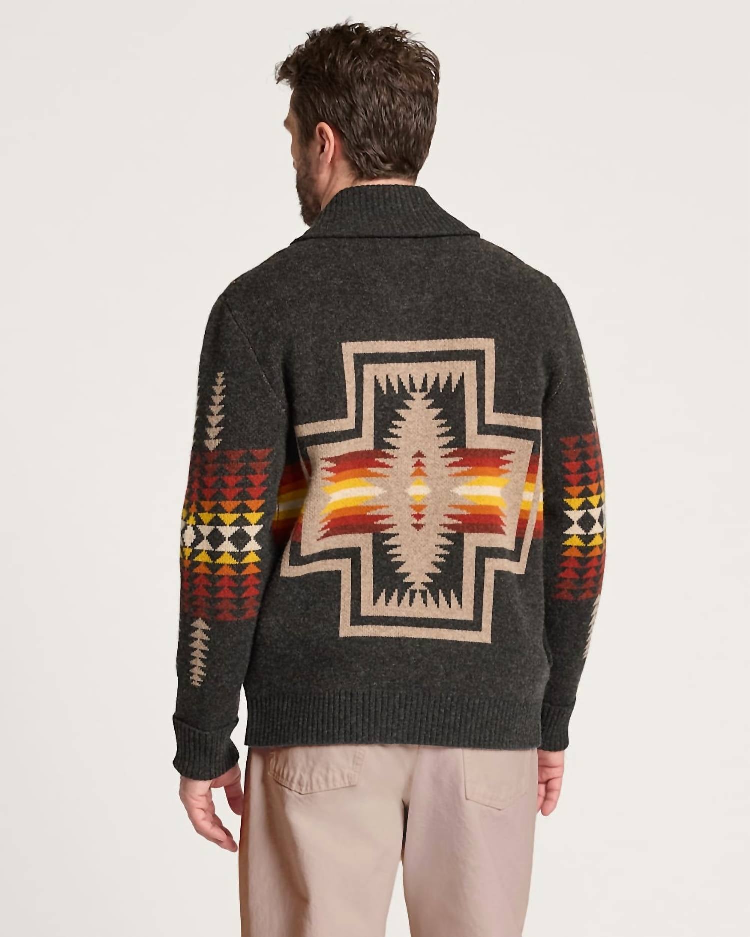 Pendleton - Zip Lambswool Cardigan