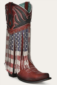 Corral - Women's Fringe Flag Boot