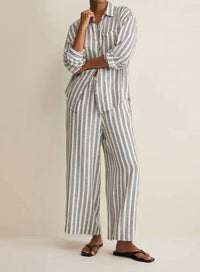 Z Supply - Perfect Striped Button Up Top