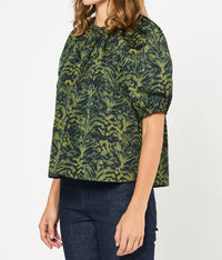 Ulla Johnson - Talie Silk Short Sleeve Blouse