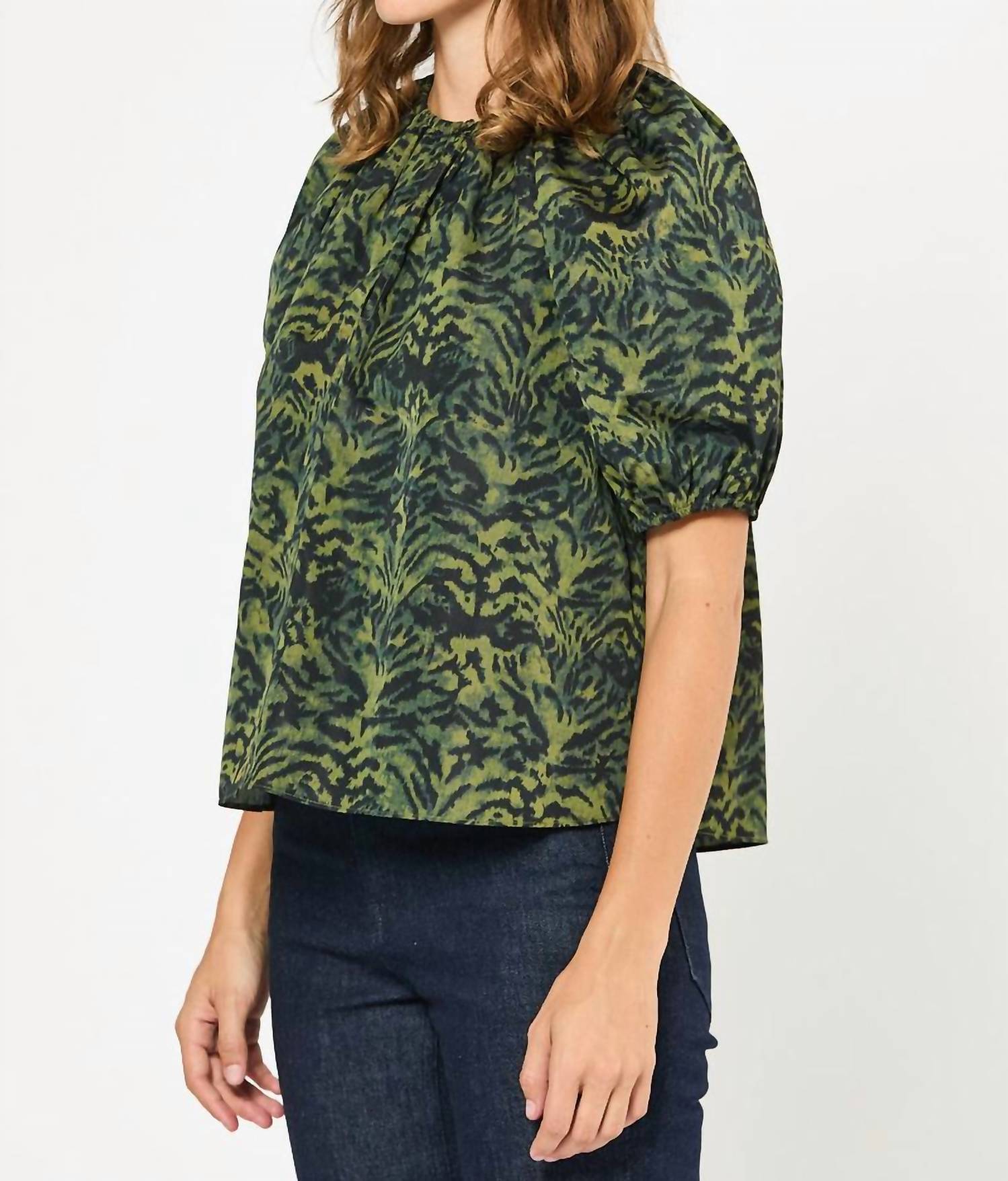 Ulla Johnson - Talie Silk Short Sleeve Blouse
