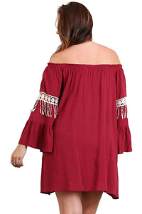 Umgee - Bell Sleeve Boho Chic Dress