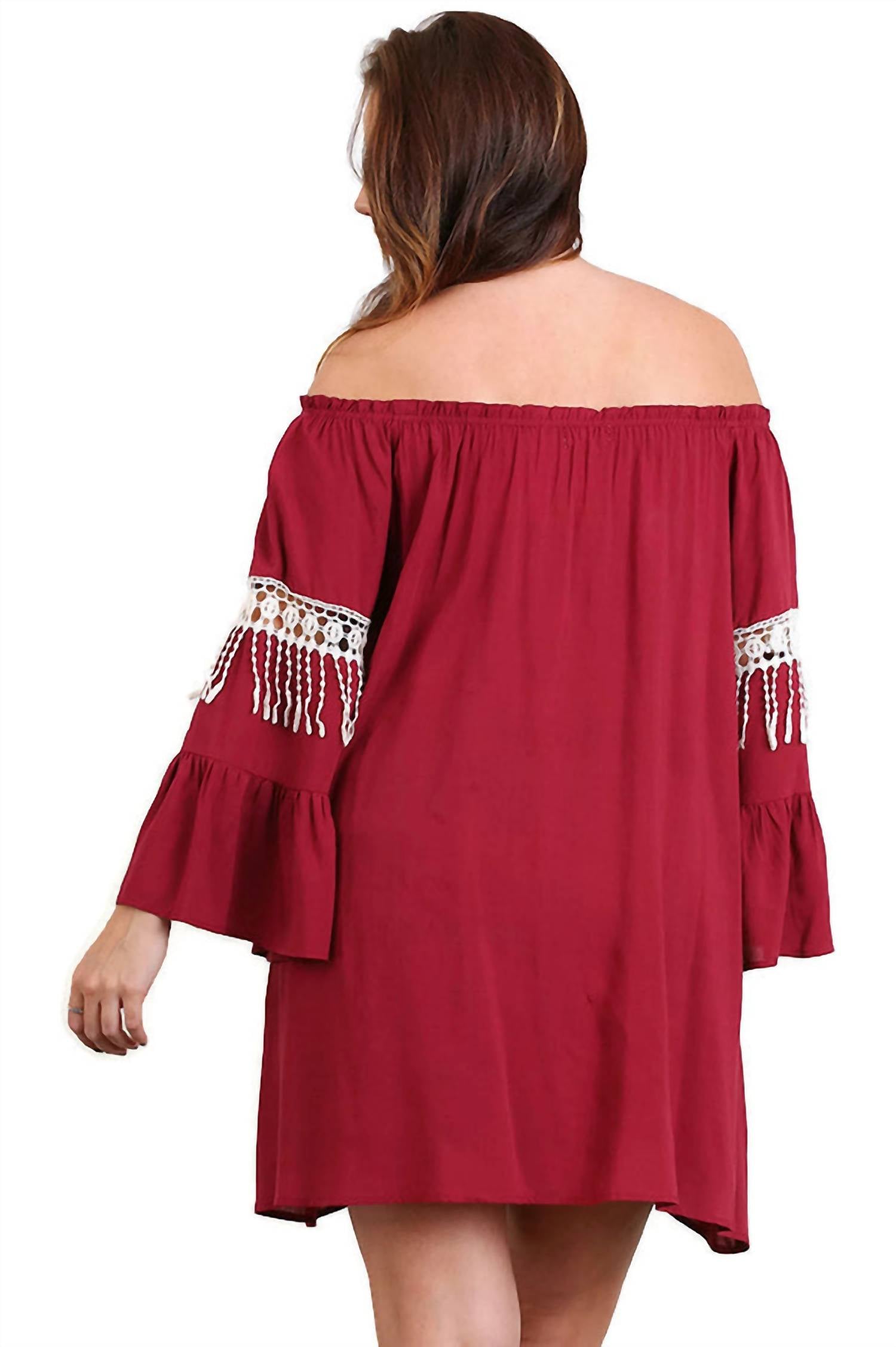 Umgee - Bell Sleeve Boho Chic Dress