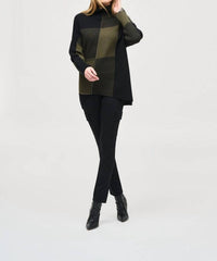 Joseph Ribkoff Silky Knit Slim Fit Cargo Pants in black - women's pants - view 4