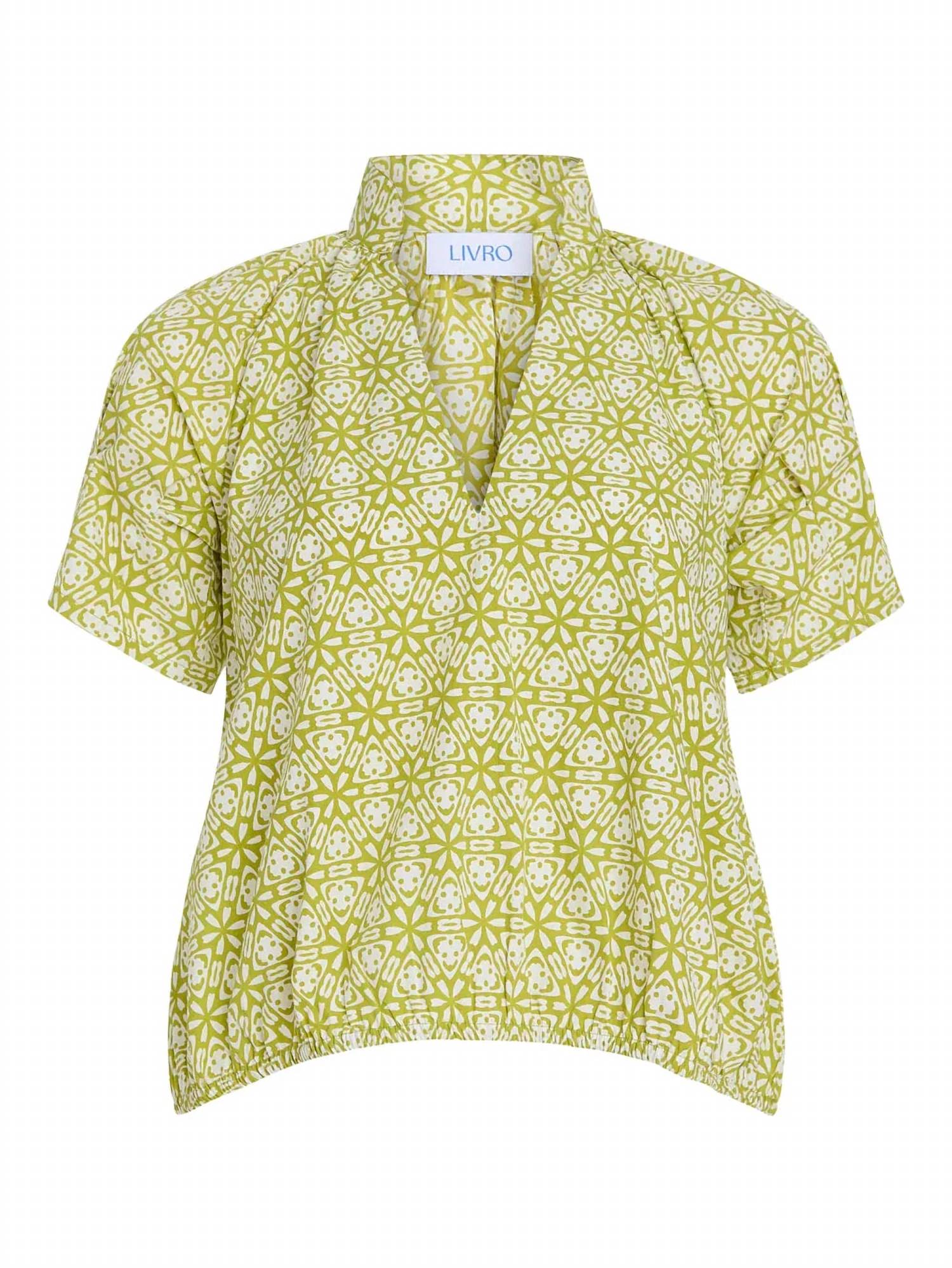 Livro - Merritt Split Neckline Top