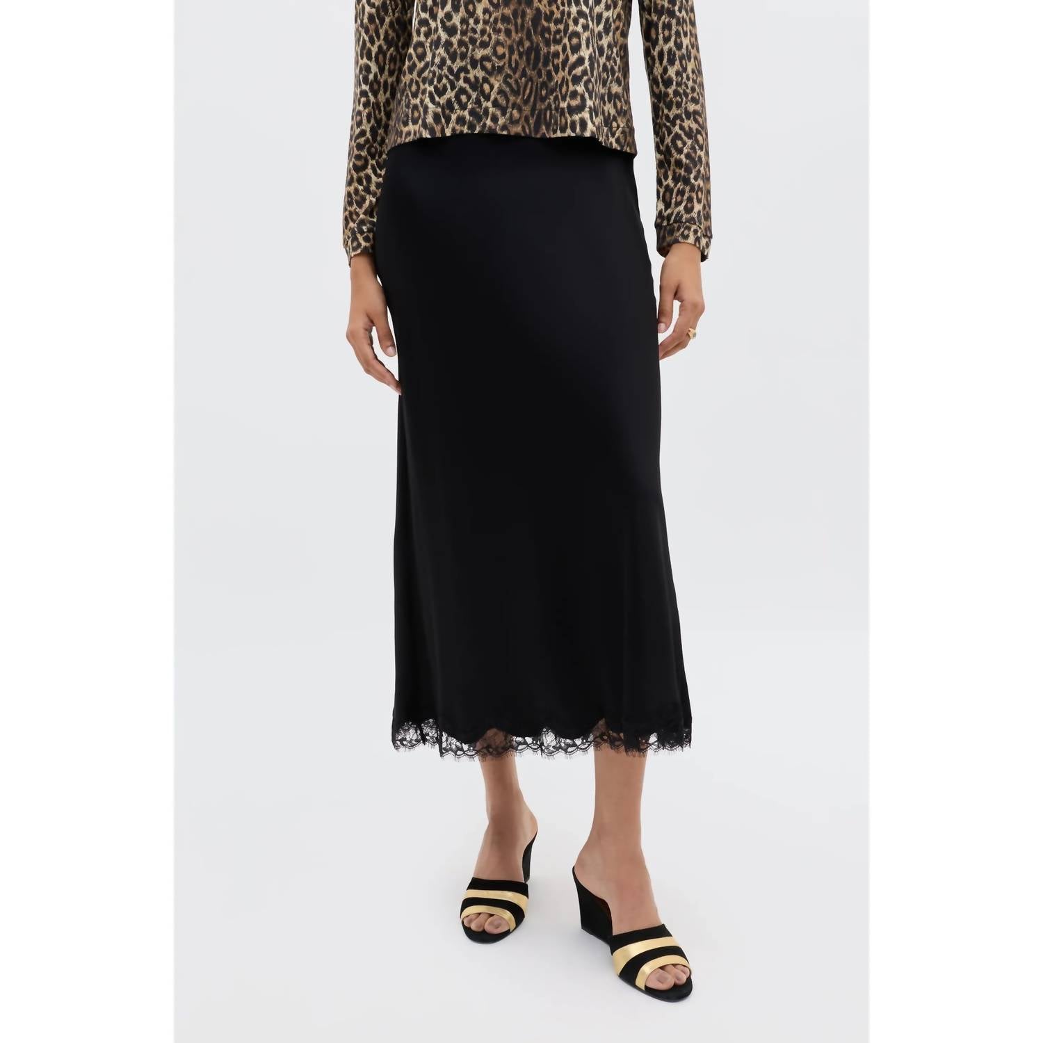 Rixo - Stassie Midi Skirt