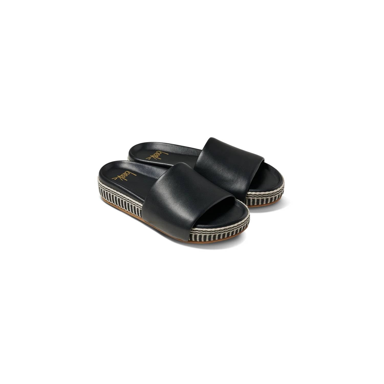 Beek - Women's Pelican Textile Leather Platform Sandal