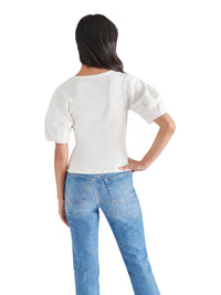 STEVE MADDEN Valetta Top in white - women's blouse - detail view