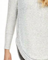 Papillon - Heathered Shirt Hem Sweater