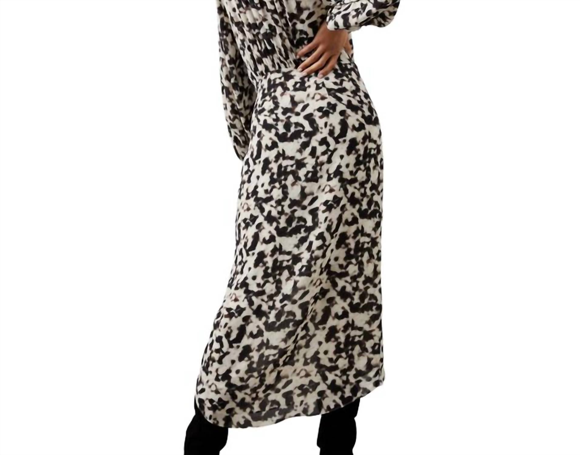 Rails Women's Tyra Dress in blurred cheetah - women's dress - alternate view