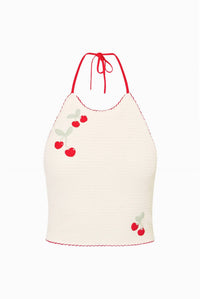 Loveshackfancy - Avanyah Cherry Crochet Top