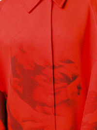 Valentino - Lovers Print Oversized Coat