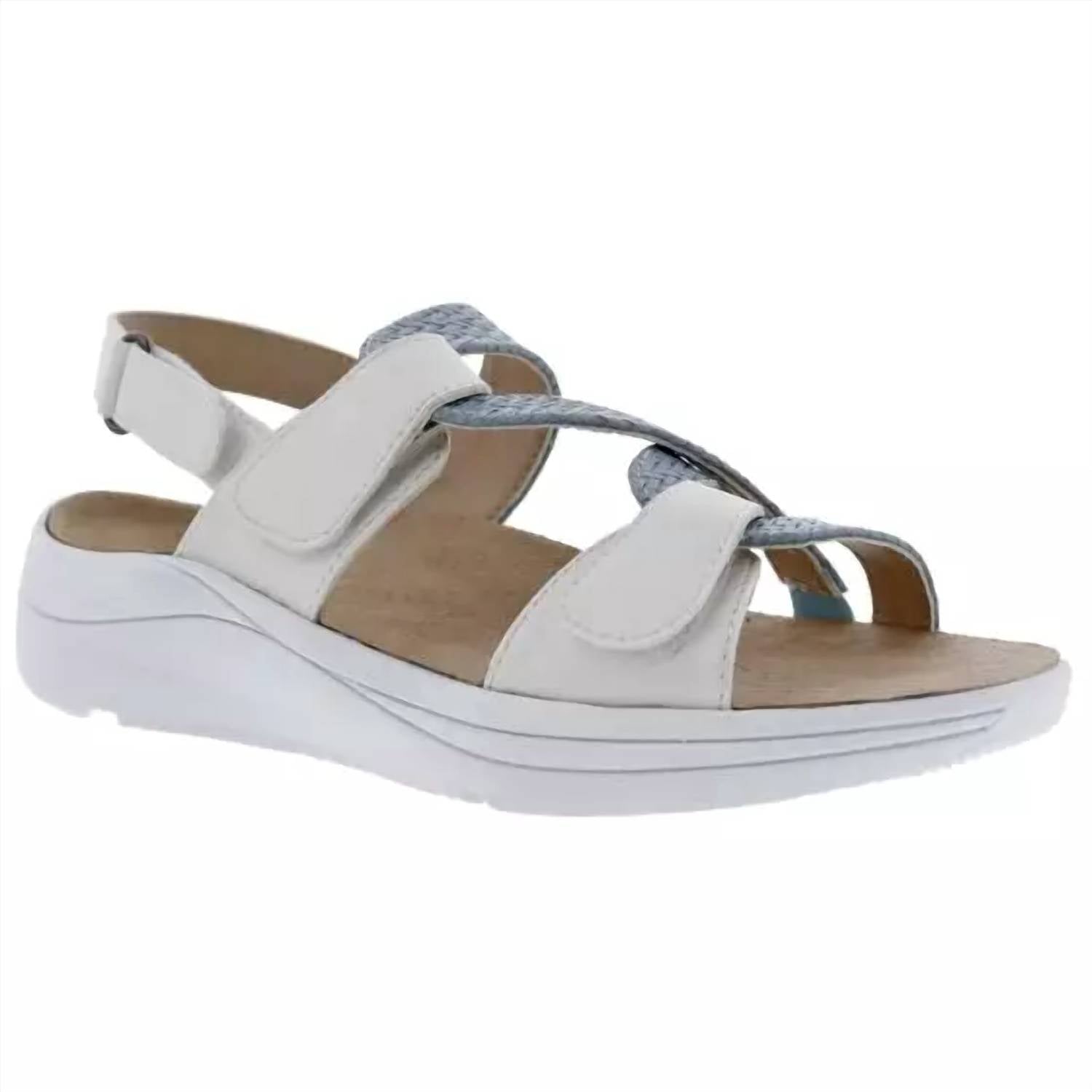 DREW Women's Serenity Sandal in cream combo - women's sandal