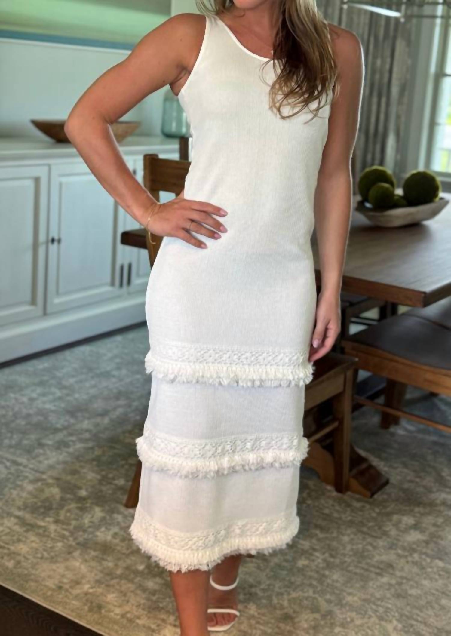 Mint - Classic Ribbed Maxi Dress
