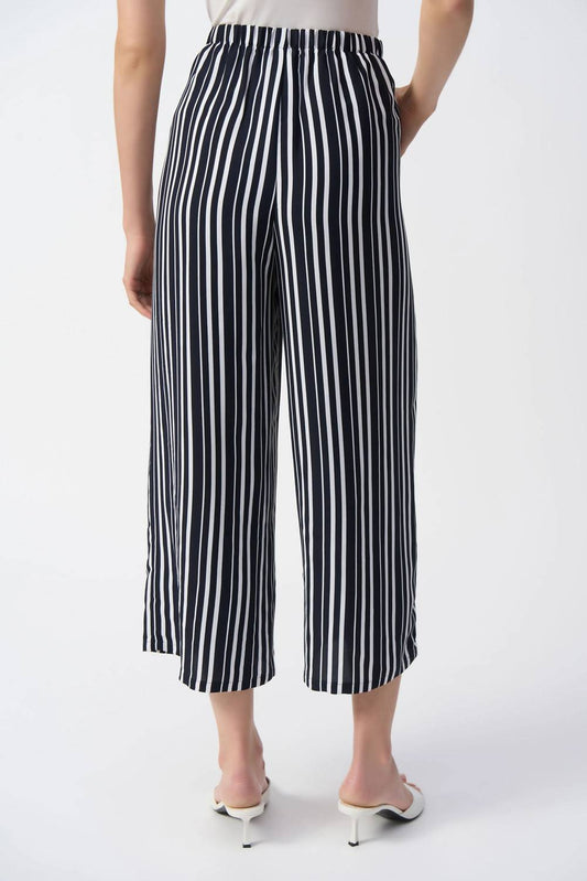 Joseph Ribkoff - Striped Culotte Pants