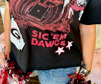 Stewart Simmons - Georgia Fourth Quarter Sequin Tee