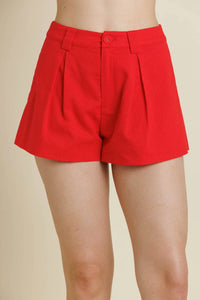 Aureum - Faye Linen-Blend Shorts