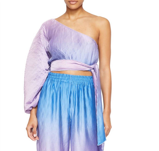 Jonathan Simkhai - ROZA PLEATED ONE SLEEVE TOP