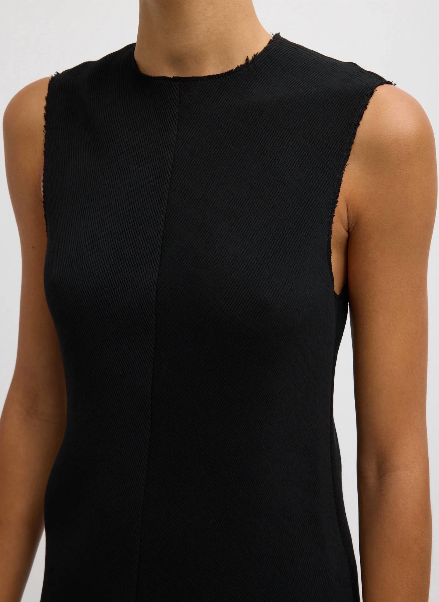 Tibi - Plisse Sleeveless Bias Dress