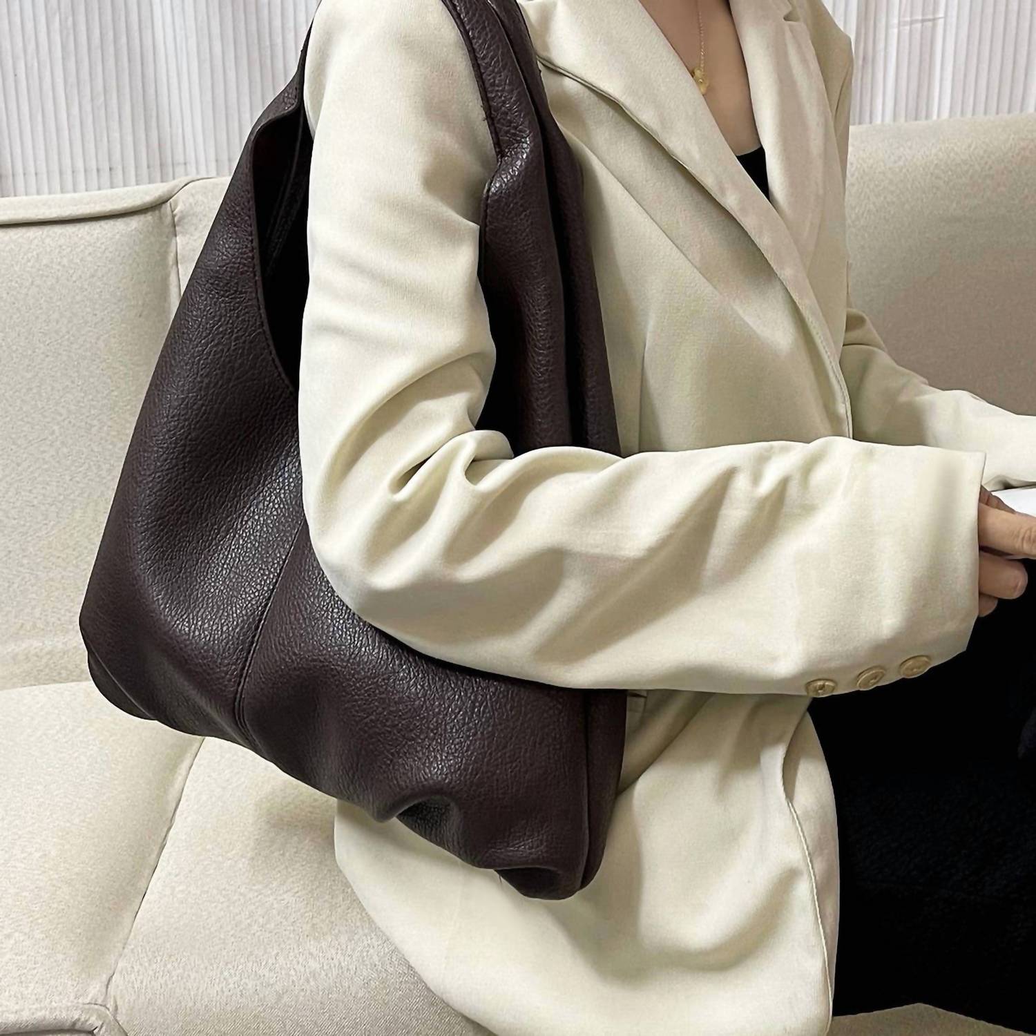 Ninexis - Women's Leather Tote Bag