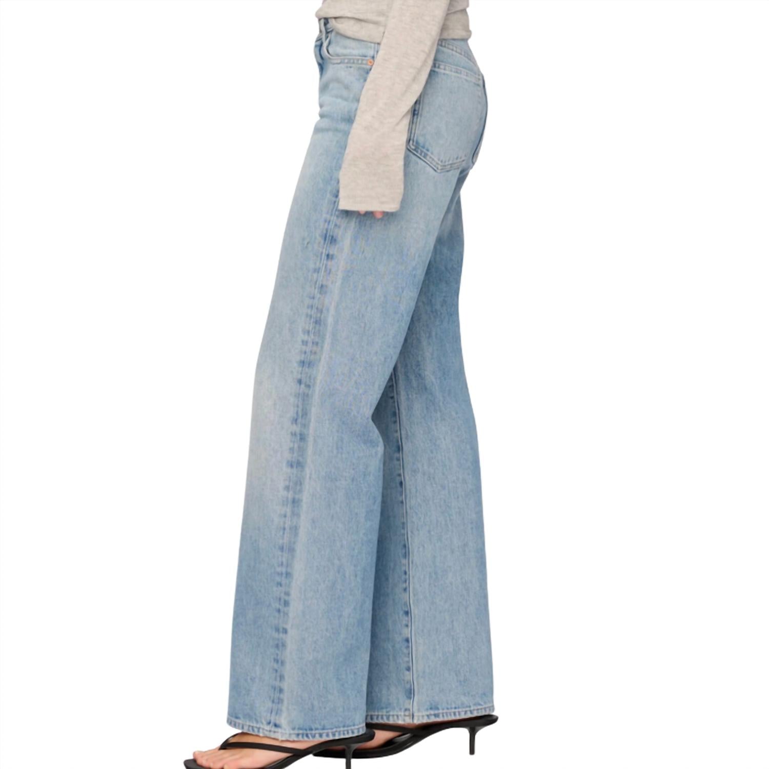 DL1961 - Women's Women's Drue Low Rise Straight Jean in daydream - women's jeans - alternate view
