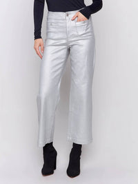 Charlie B - Shimmery Flare Leg Pant
