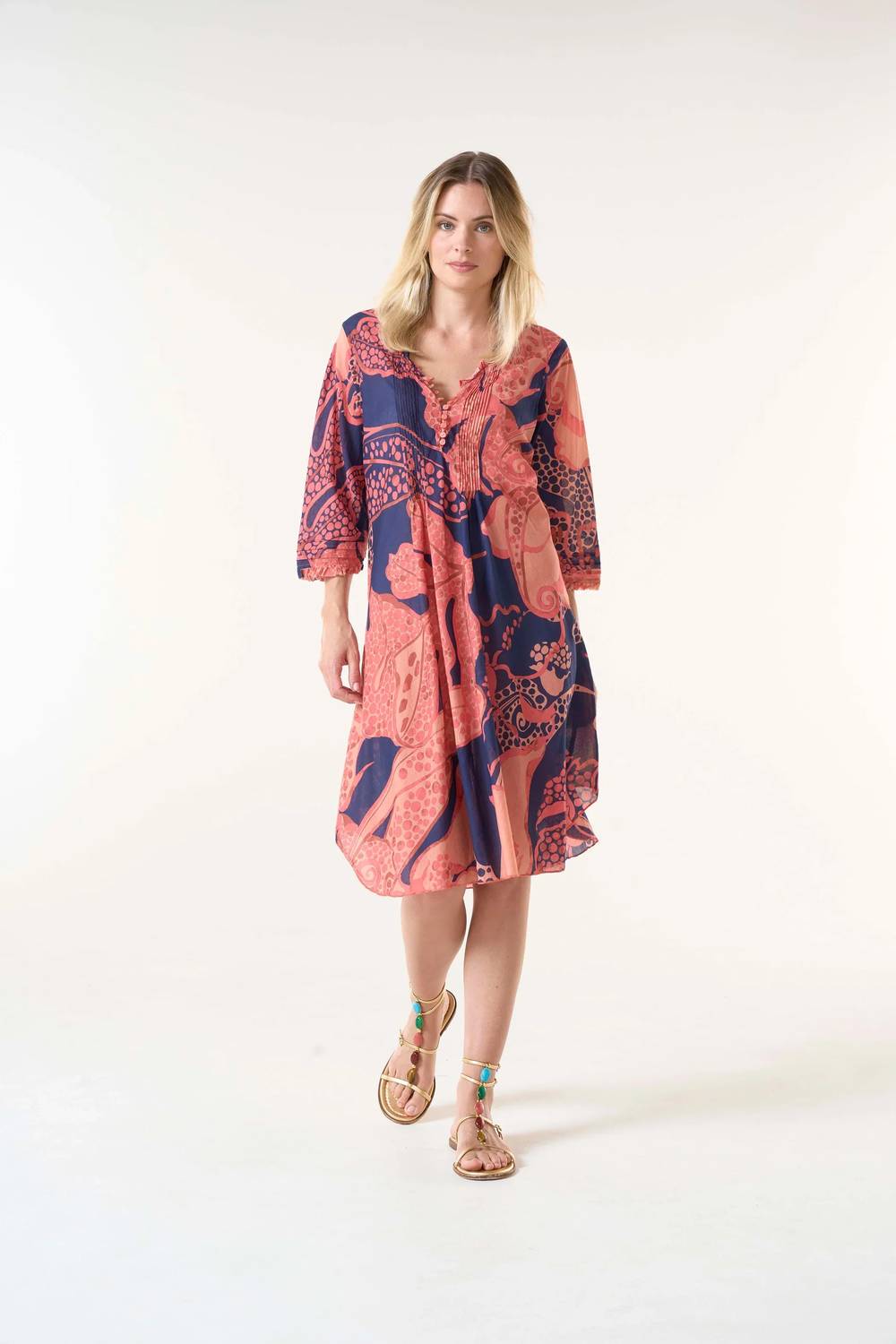 Oneseason - Portofino Middy Poppy Dress
