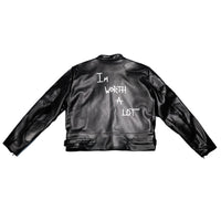 Knotwtr - Men's Im Worth A Lot Leather Jacket