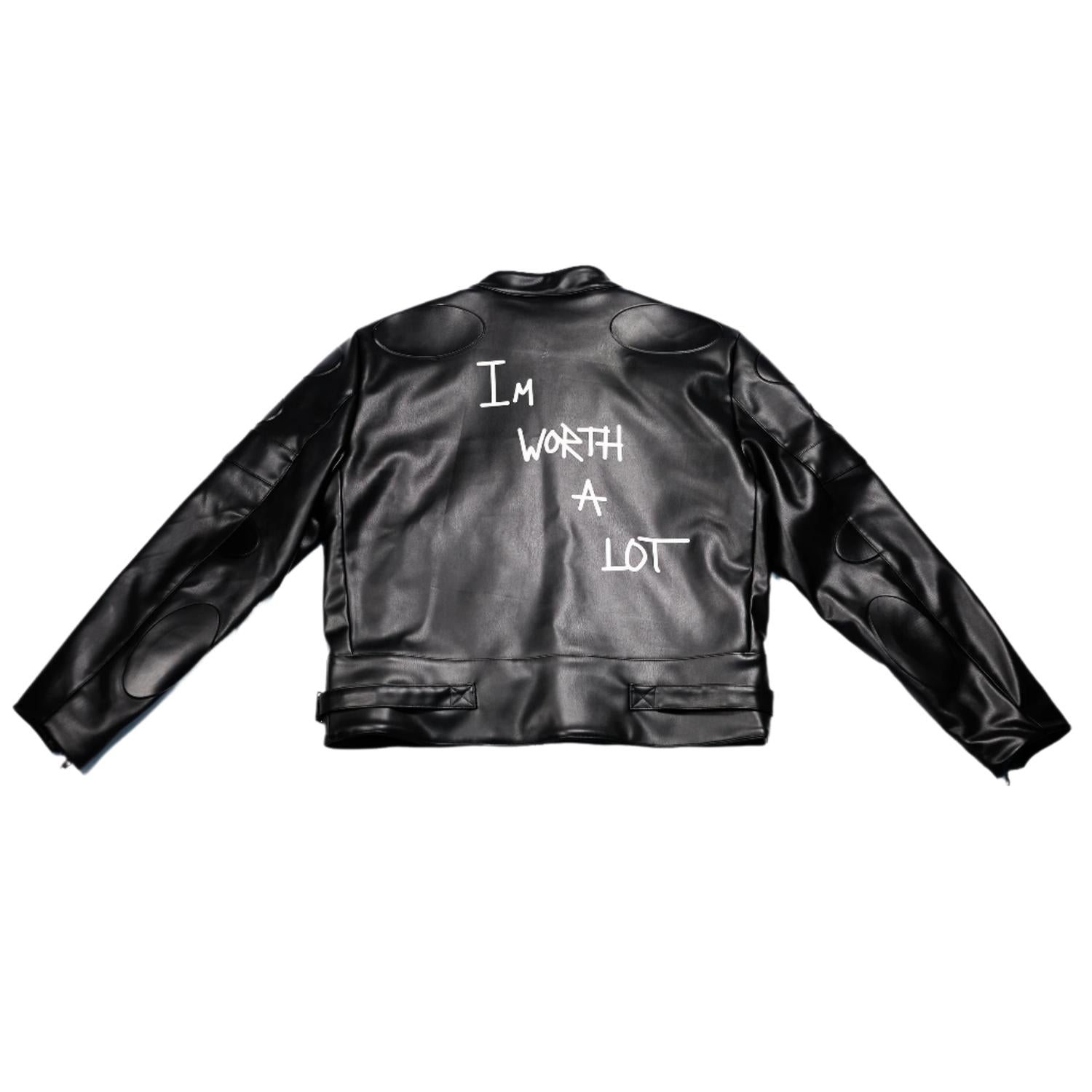 Knotwtr - Men's Im Worth A Lot Leather Jacket