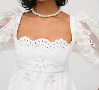 Lil Lemons By For Love And Lemons - Daisy Eyelet Top