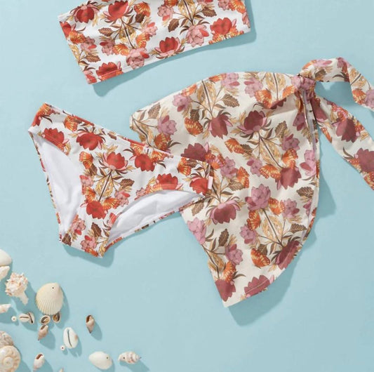 Seafolly - Girl's Papillon 3 Piece Swimsuit Set