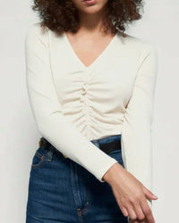 Nation Ltd - CAMBRIA GATHERED LONG SLEEVE TEE