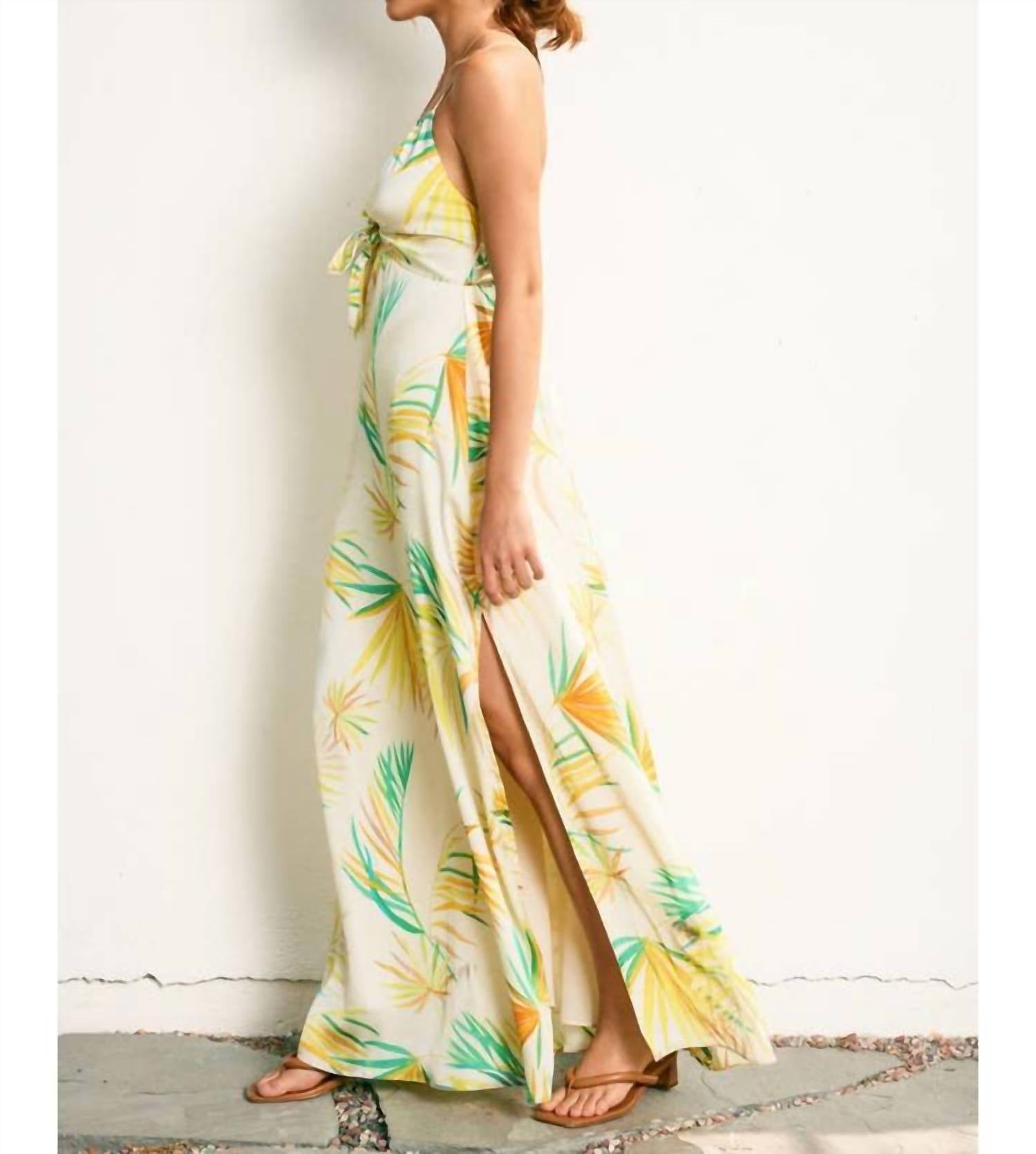 Dress Forum - Alana Palm Leaf Maxi Dress