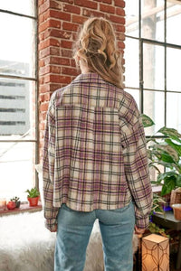 Hailey & Co - City View Crop Shacket