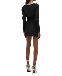 Loveshackfancy - Nanita Twisted Cutout Knit Mini Dress