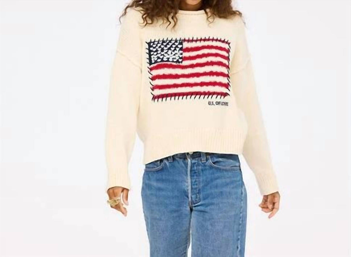 Kerri Rosenthal - Soulcycle Roll Neck US Of Love Sweater
