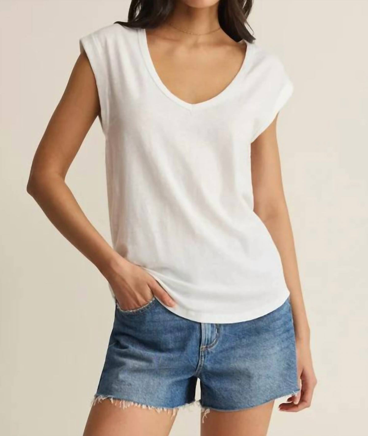 Z Supply - Per Diem V Neck Tee