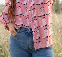 Layerz Clothing - Caroline Button Up Top