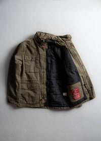 Iron & Resin Herringbone M65 Jacket in army - men's jacket - view 7